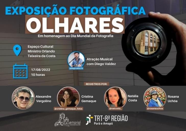 Arte de divulgação da exposição fotografica 