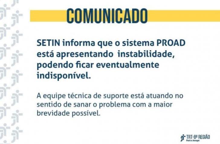 Arte gráfica nas cores branca e amarela. Na parte superior o texto: comunicado. Abaixo o mesmo texto do corpo da notícia.