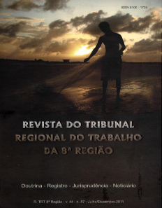 Imagem de capa da revista do Tribunal Regional do Trabalho da 8ª região, número 87